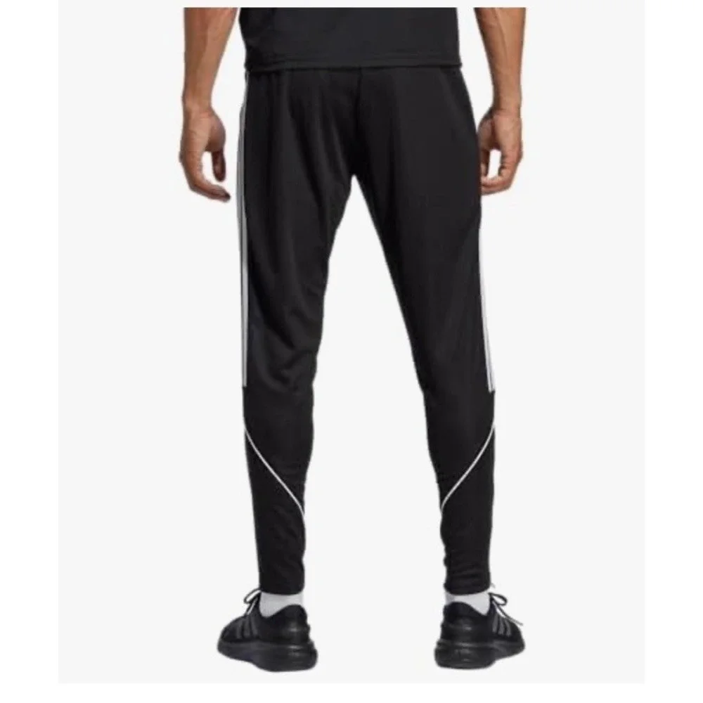 ADIDAS  Men's Tiro23 Long Pant in Black/White Stripes   Size 4XL   NWT   $50.00